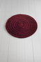 Mijölnir Alfombrilla de Baño Redonda Roja